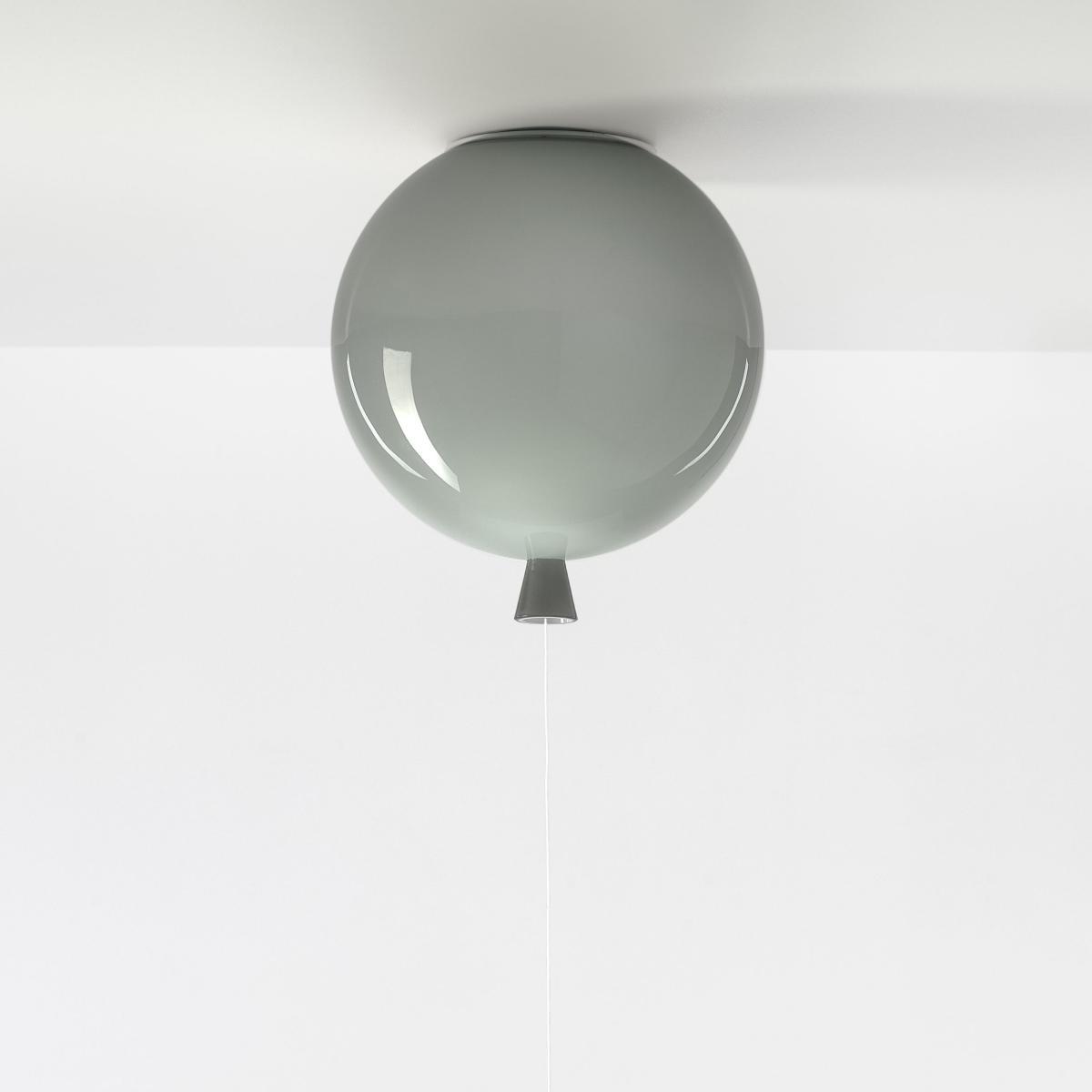 Memory Small Ceiling light - / Ø 25 cm - Glass by Brokis Grey – image 1