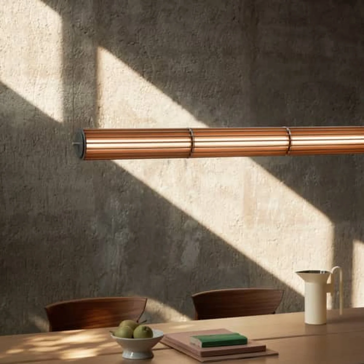 Numbra TY1 LED Pendant natural wood / L 122 cm - Can be placed horizontally or vertically - &tradition – image 7