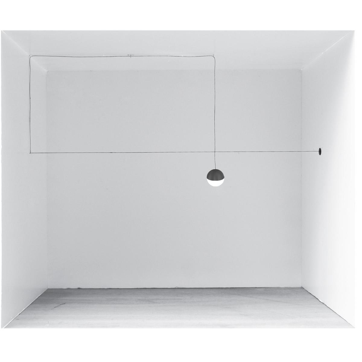 String Light Sphere Pendant by Flos Black – image 12
