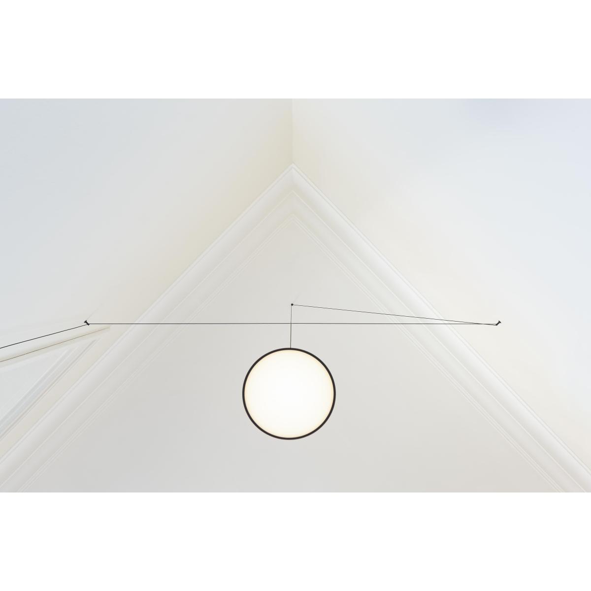 String Light Sphere Pendant by Flos Black – image 6