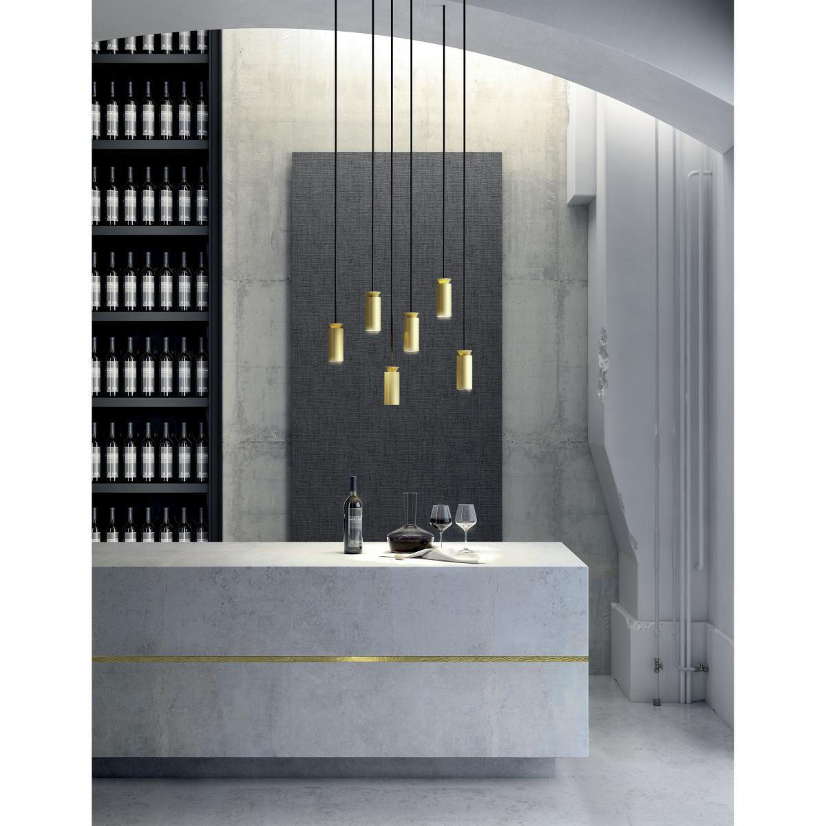 Triana Simple Pendant - / Ø 6 x 15 cm by Carpyen Black – image 4