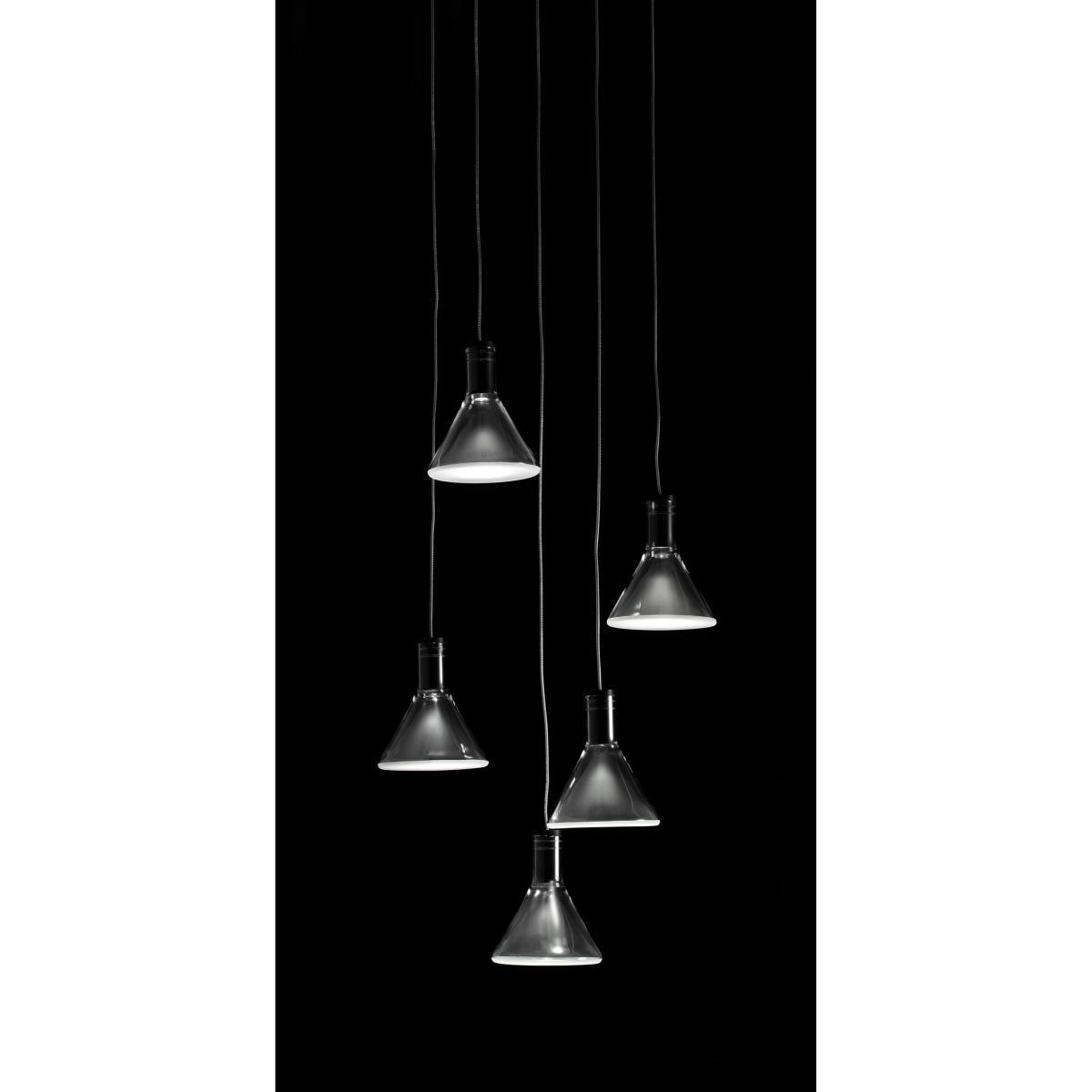 Multispot Polair LED Pendant - Glass - Ø 10,5 cm by Fabbian Transparent – image 3
