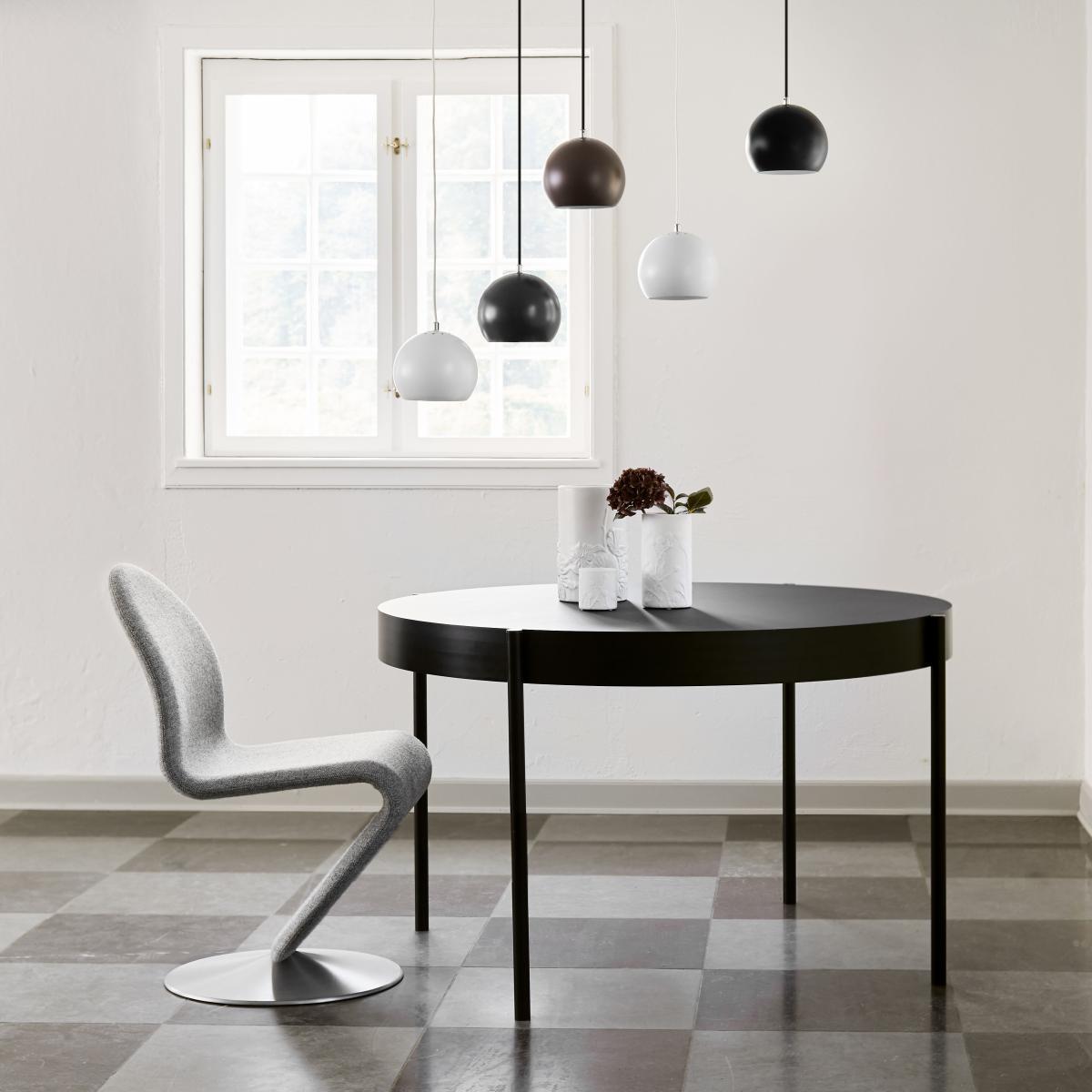 Ball Pendant - / Ø 18 cm - 1968 reissue by Frandsen Grey/Silver/Metal – image 3