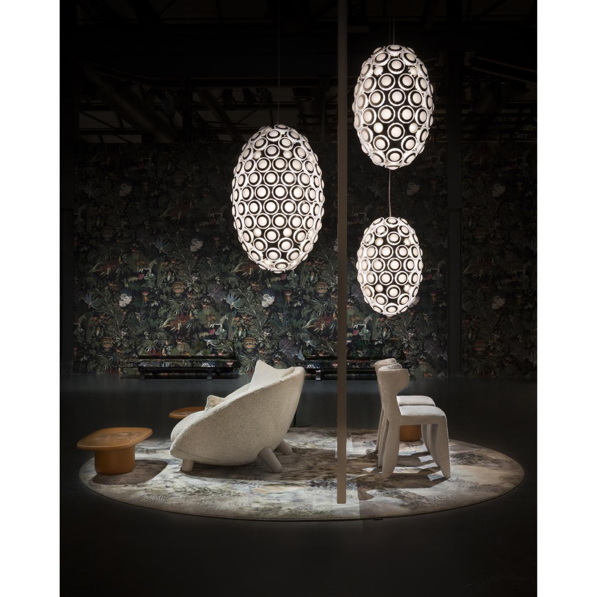 Iconic Eyes Pendant - / LED - Ø 60 x H 88 cm by Moooi Black/Metal – image 5