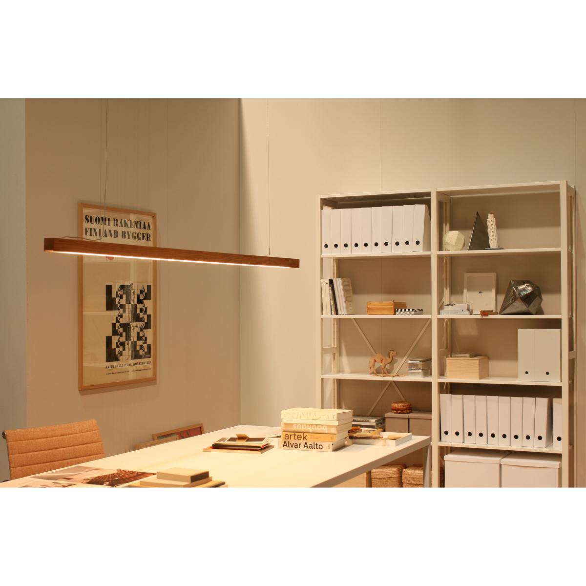 Led40 Pendant - / L 70 cm - Oak by Tunto Natural wood – image 2