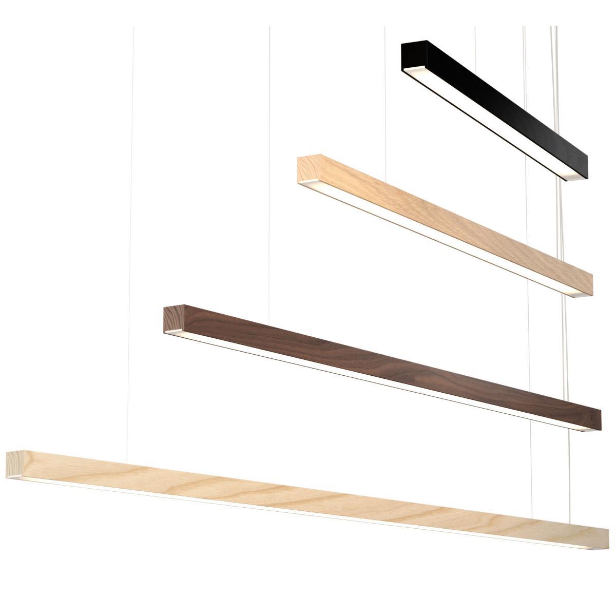 Led40 Pendant - / L 70 cm - Oak by Tunto Natural wood – image 4