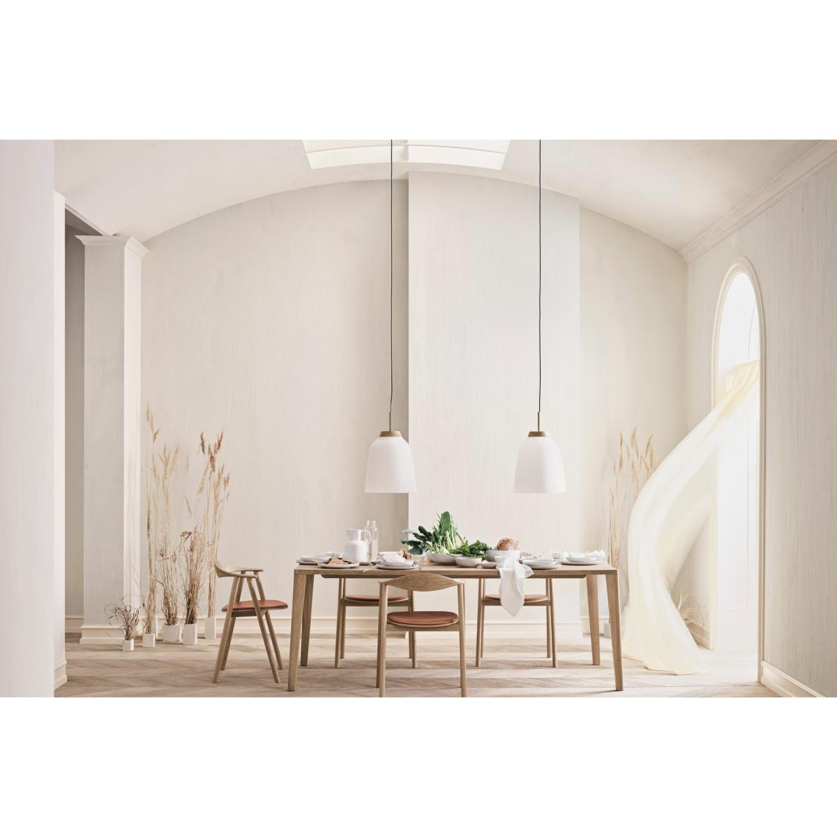 Campa Pendant - / Ø 27 x H 37.5 cm - Glass by Bolia White – image 3