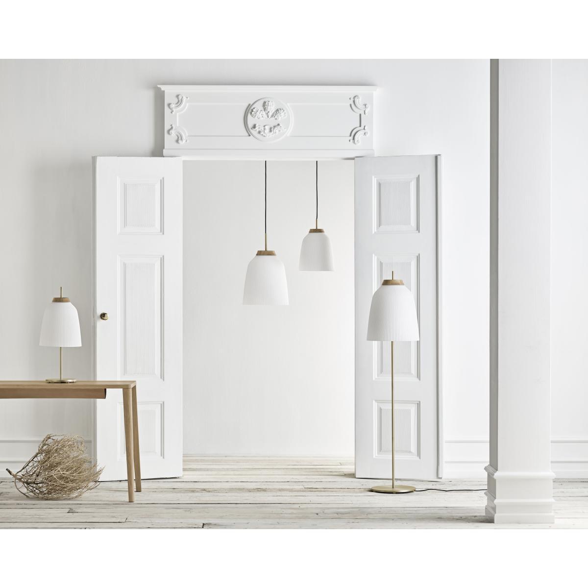 Campa Pendant - / Ø 27 x H 37.5 cm - Glass by Bolia White – image 5