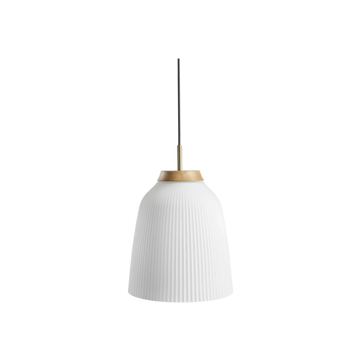 Campa Pendant - / Ø 27 x H 37.5 cm - Glass by Bolia White – image 1