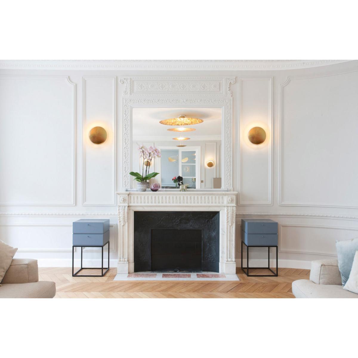 Macchina della Luce F Pendant - / LED - Ø 120 x H 145 cm - 4 disks by Catellani & Smith Gold/Metal – image 3