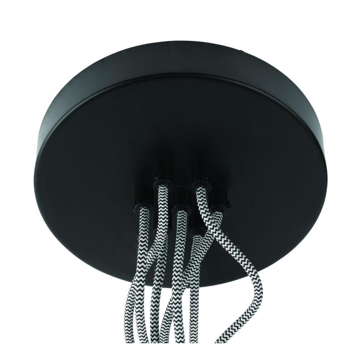 Kalimantan Pendant - / 7 lampshades by GOOD&MOJO Black/Beige/Natural wood – image 11