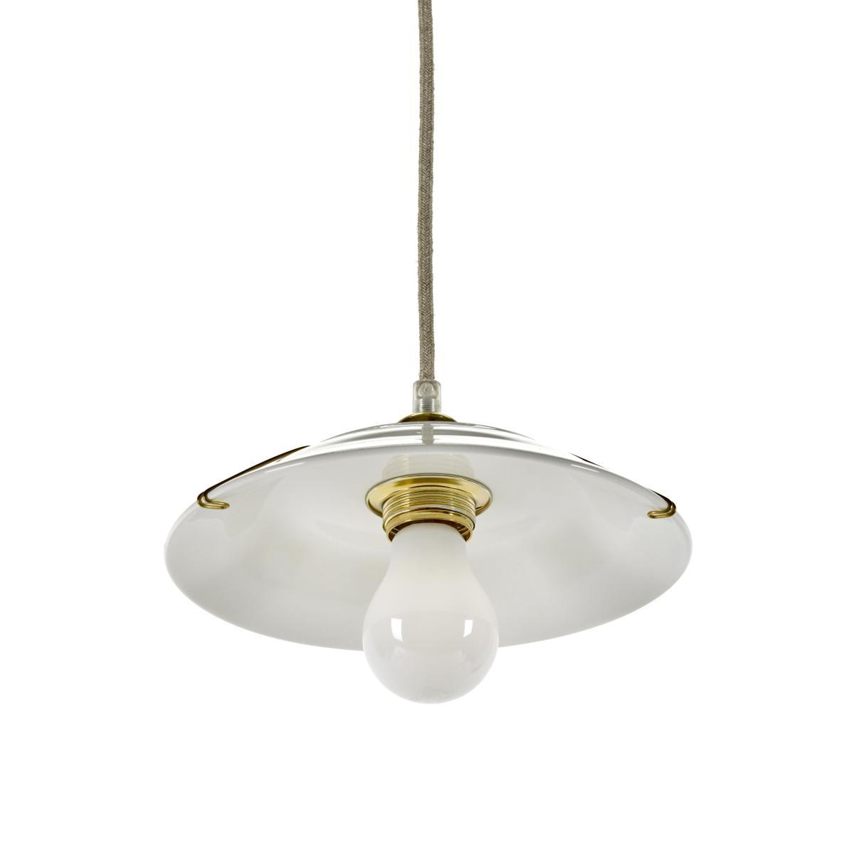 Switch Pendant - / Sandstone & brass - Ø 23 cm by Serax White – image 2