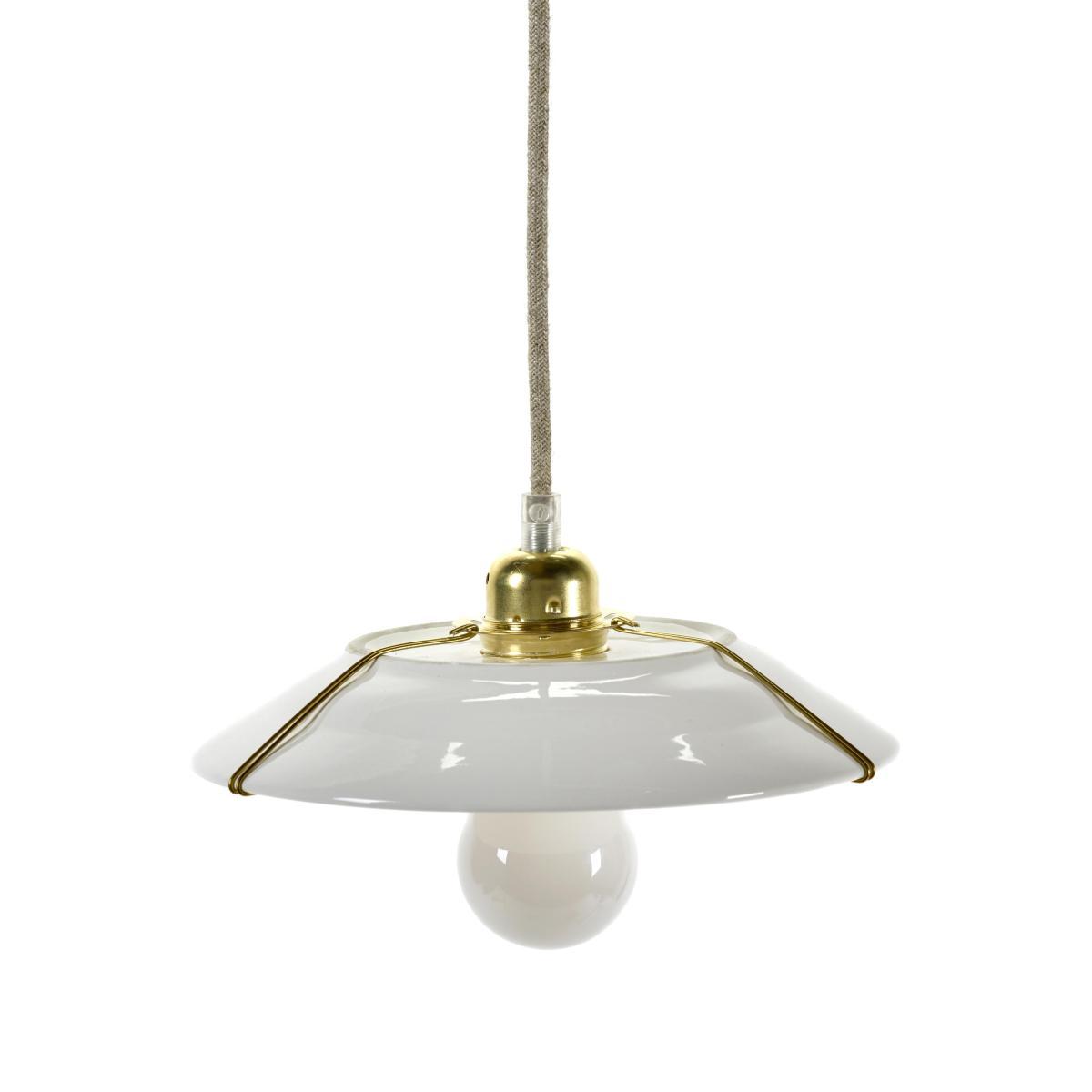 Switch Pendant - / Sandstone & brass - Ø 23 cm by Serax White – image 3
