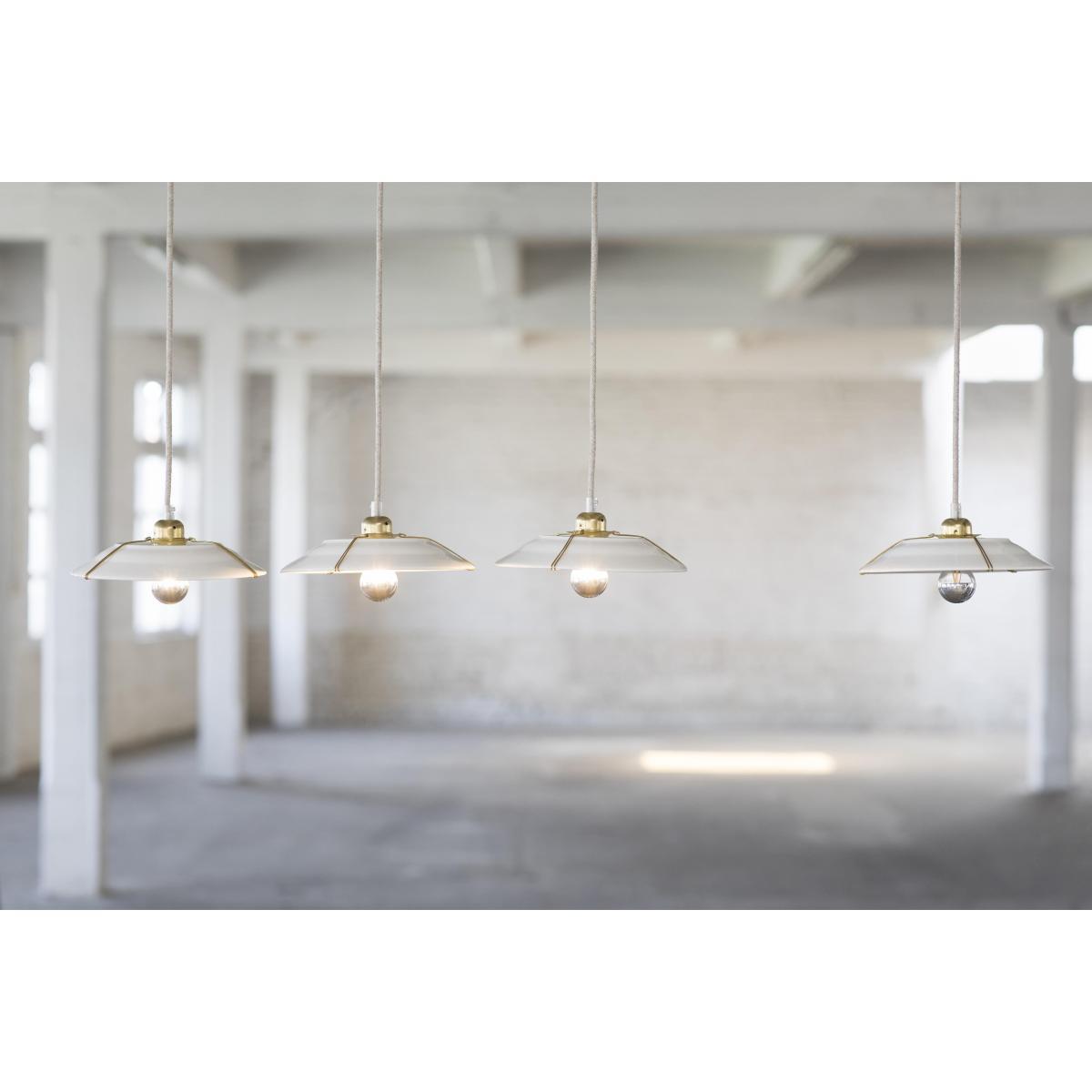 Switch Pendant - / Sandstone & brass - Ø 23 cm by Serax White – image 4