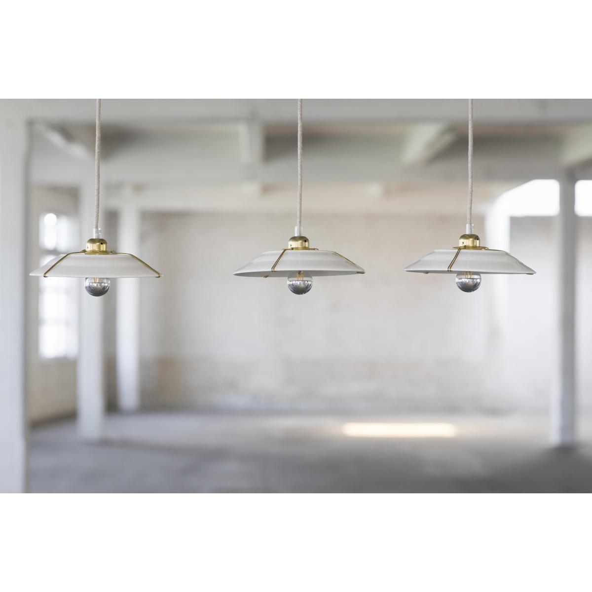 Switch Pendant - / Sandstone & brass - Ø 23 cm by Serax White – image 5