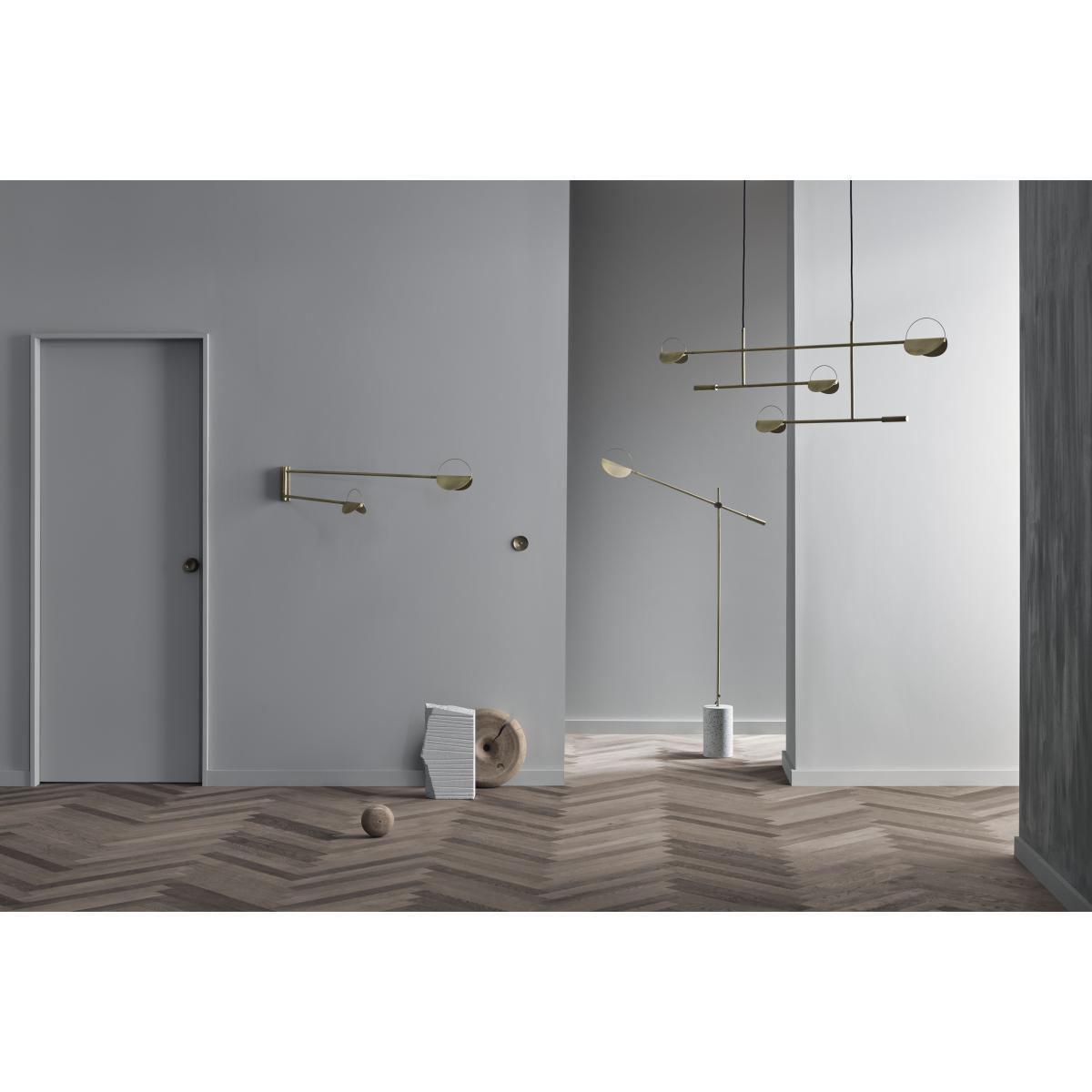 Leaves LED Pendant - / L 125 cm by Bolia Gold/Metal – image 4