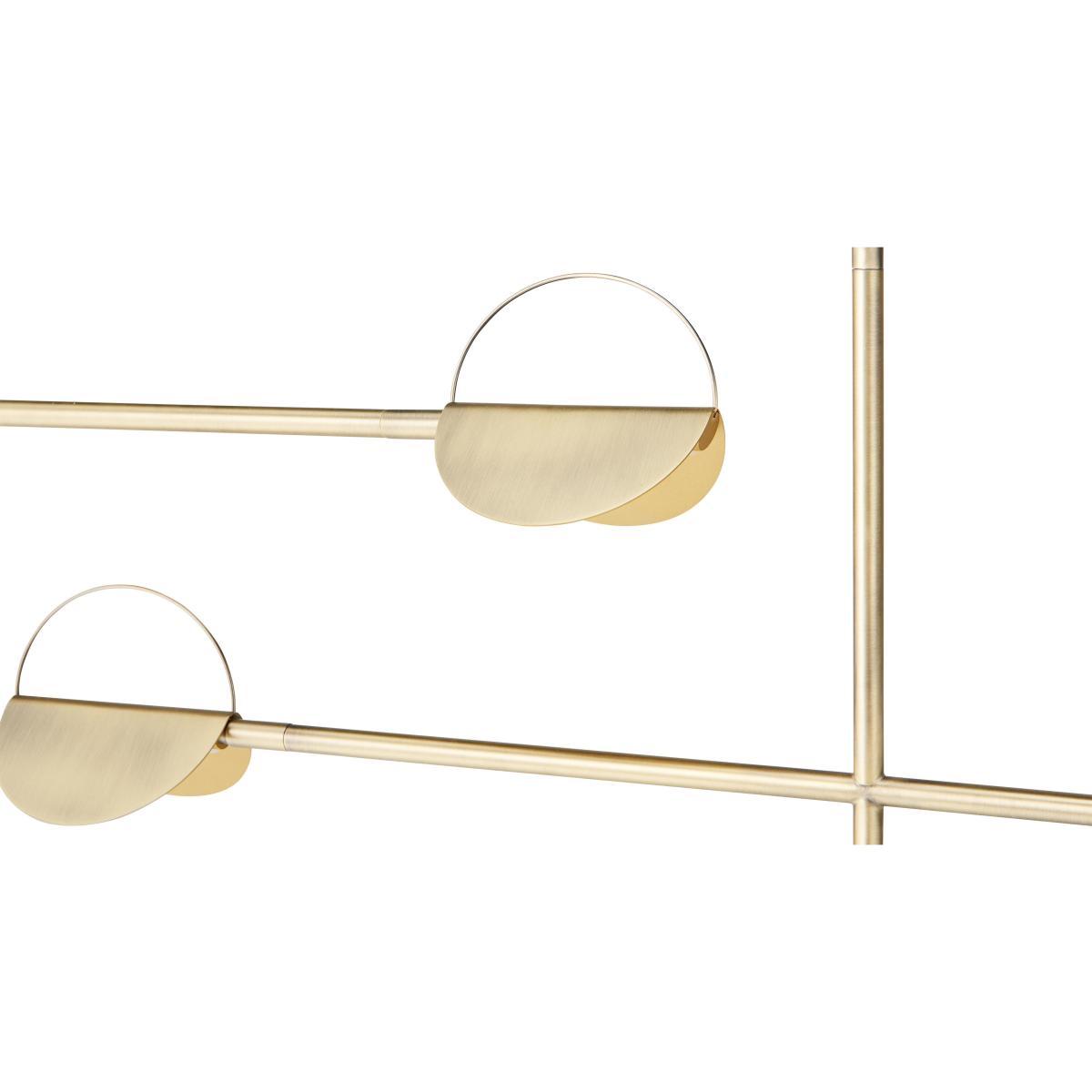 Leaves LED Pendant - / L 125 cm by Bolia Gold/Metal – image 6