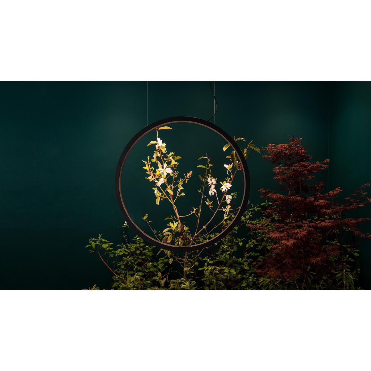 O Pendant - / LED - Ø 90 cm - Motion detectors by Artemide Black – image 2