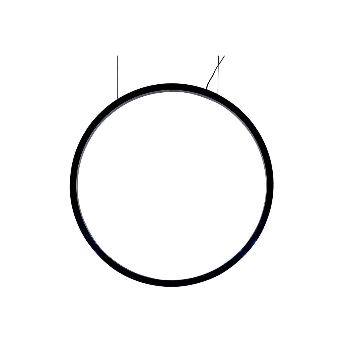 O Pendant - / LED - Ø 90 cm - Motion detectors by Artemide Black – image 1
