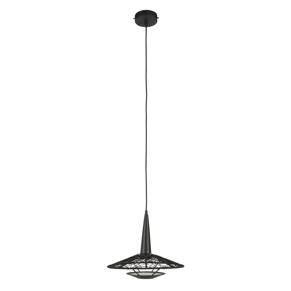 Carpa Small Pendant - / Ø 34 cm - Cotton yarns by Forestier Black – image 2