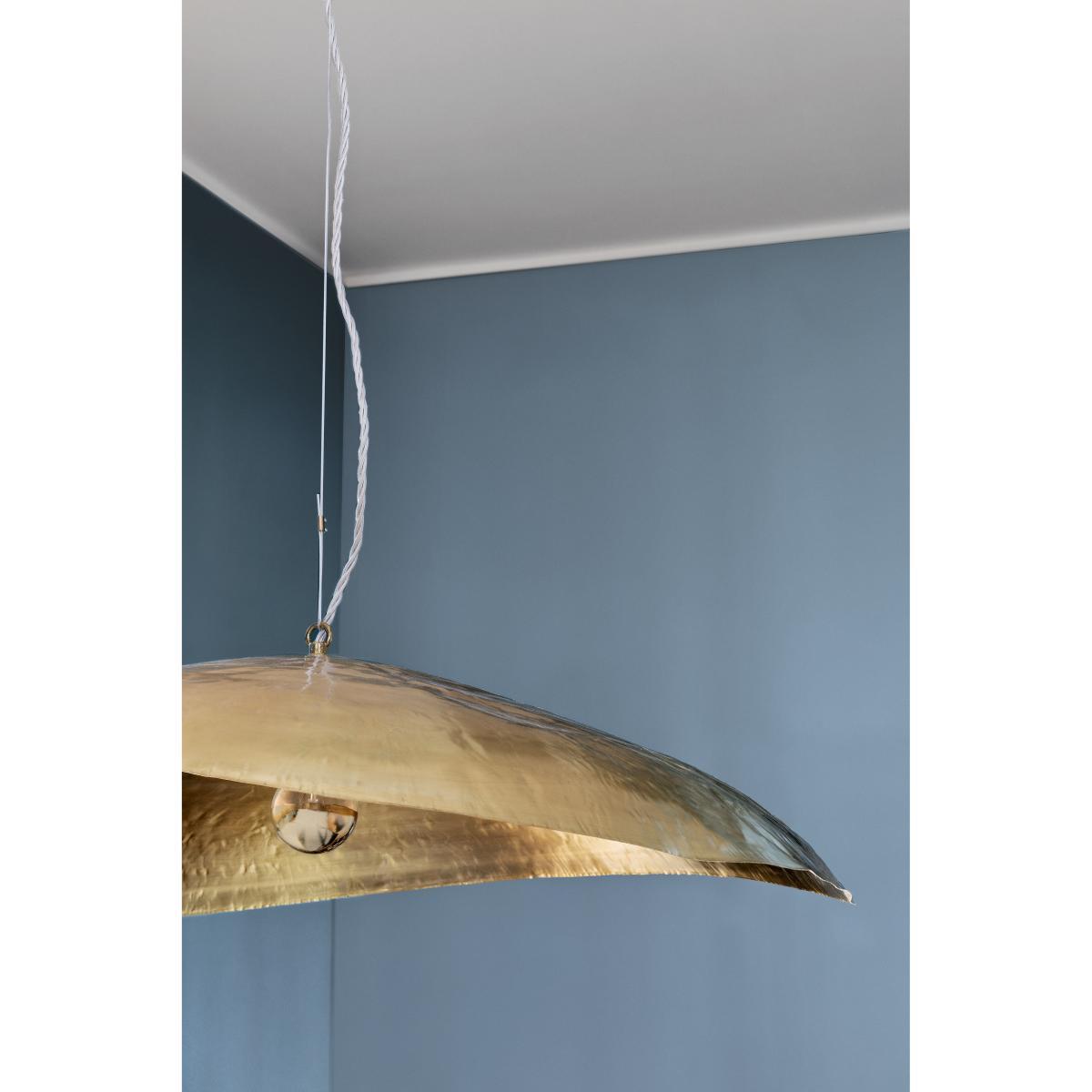 Brass 95 Pendant - / L 80 cm by Gervasoni Gold/Metal – image 2