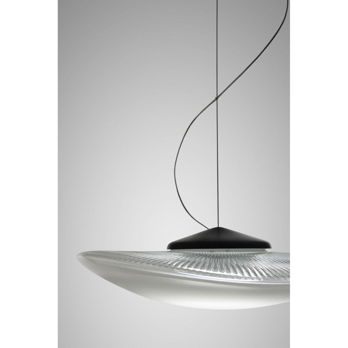 Loop LED Pendant - Glass - Ø 45 cm by Fabbian Transparent – image 2