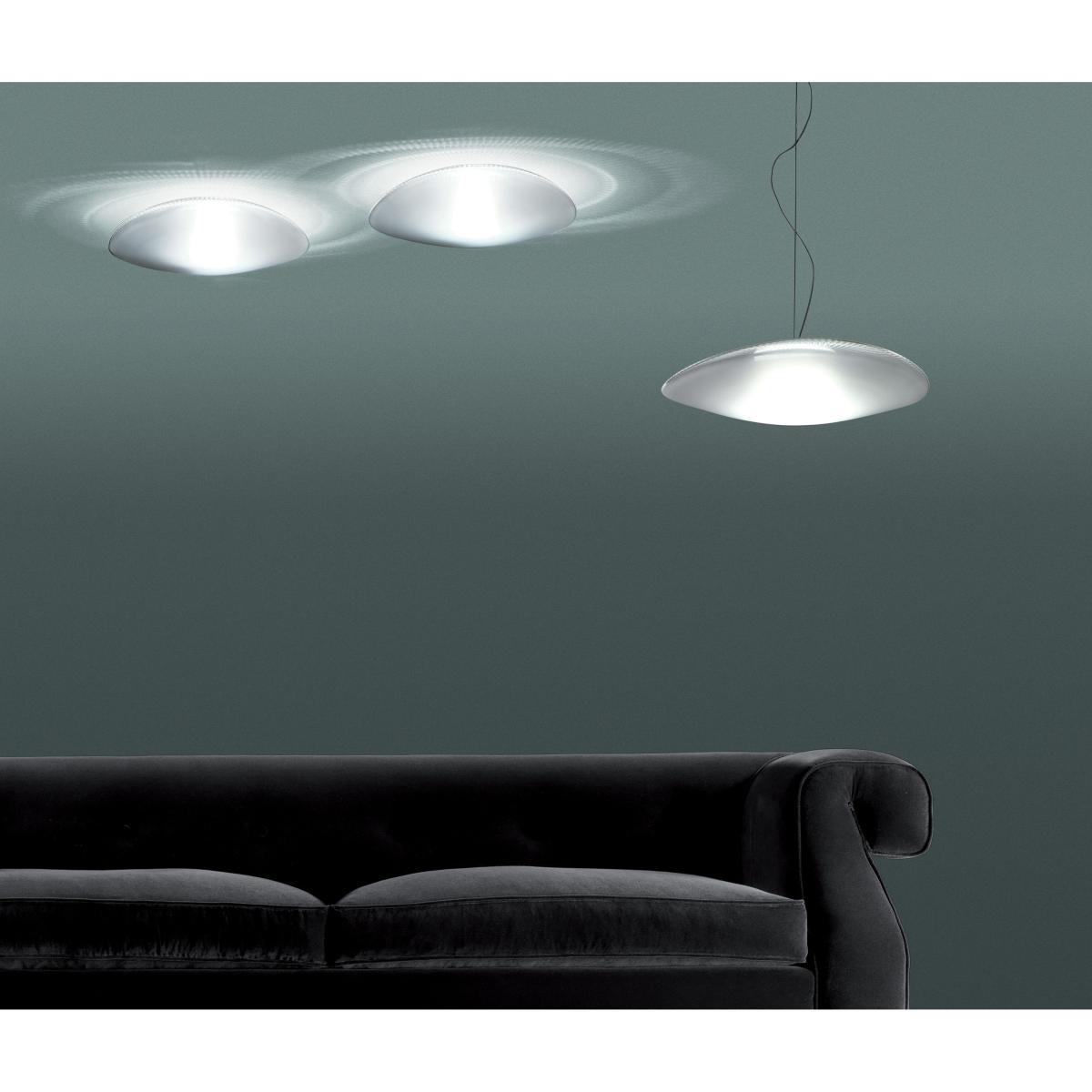 Loop LED Pendant - Glass - Ø 45 cm by Fabbian Transparent – image 4