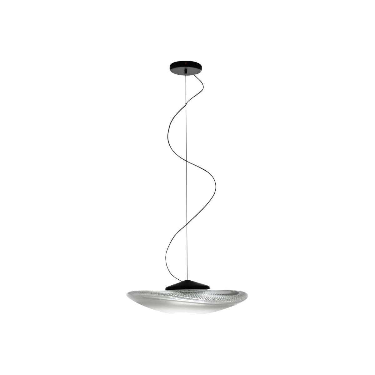 Loop LED Pendant - Glass - Ø 45 cm by Fabbian Transparent – image 1