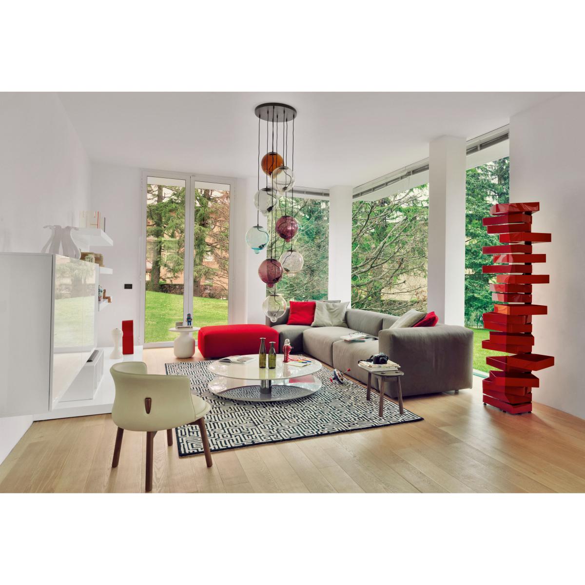 Meltdown Pendant - / 8 glass spheres by Cappellini Multicoloured – image 1