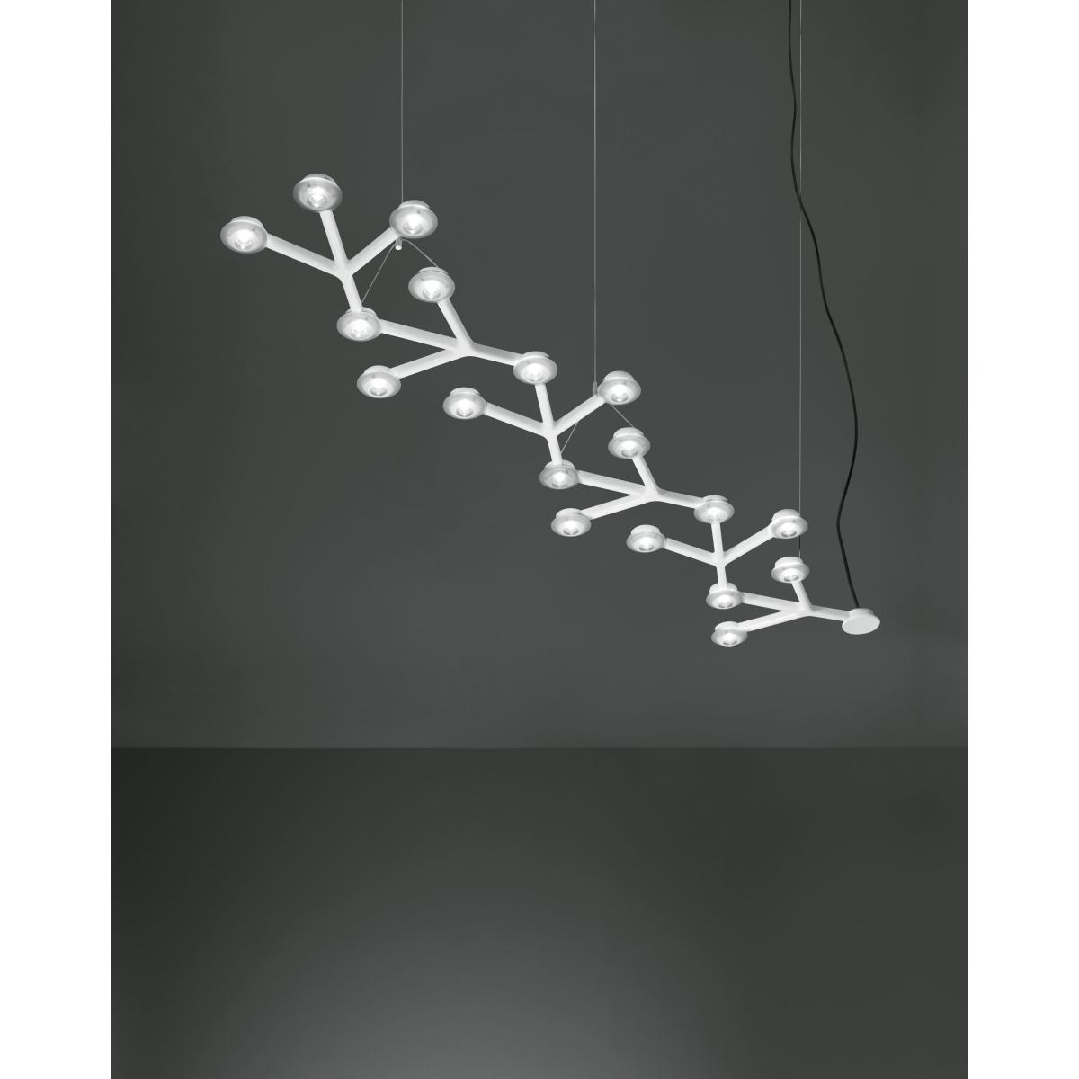 LED NET Pendant - Line - L 125 cm by Artemide White – image 4