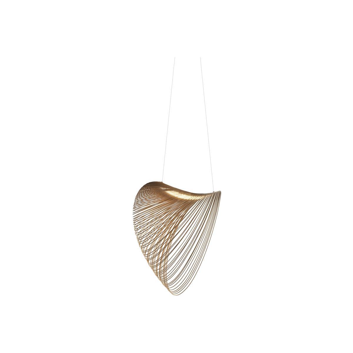 Illan LED Pendant - / Ø 80 cm - Wood by Luceplan Natural wood – image 1