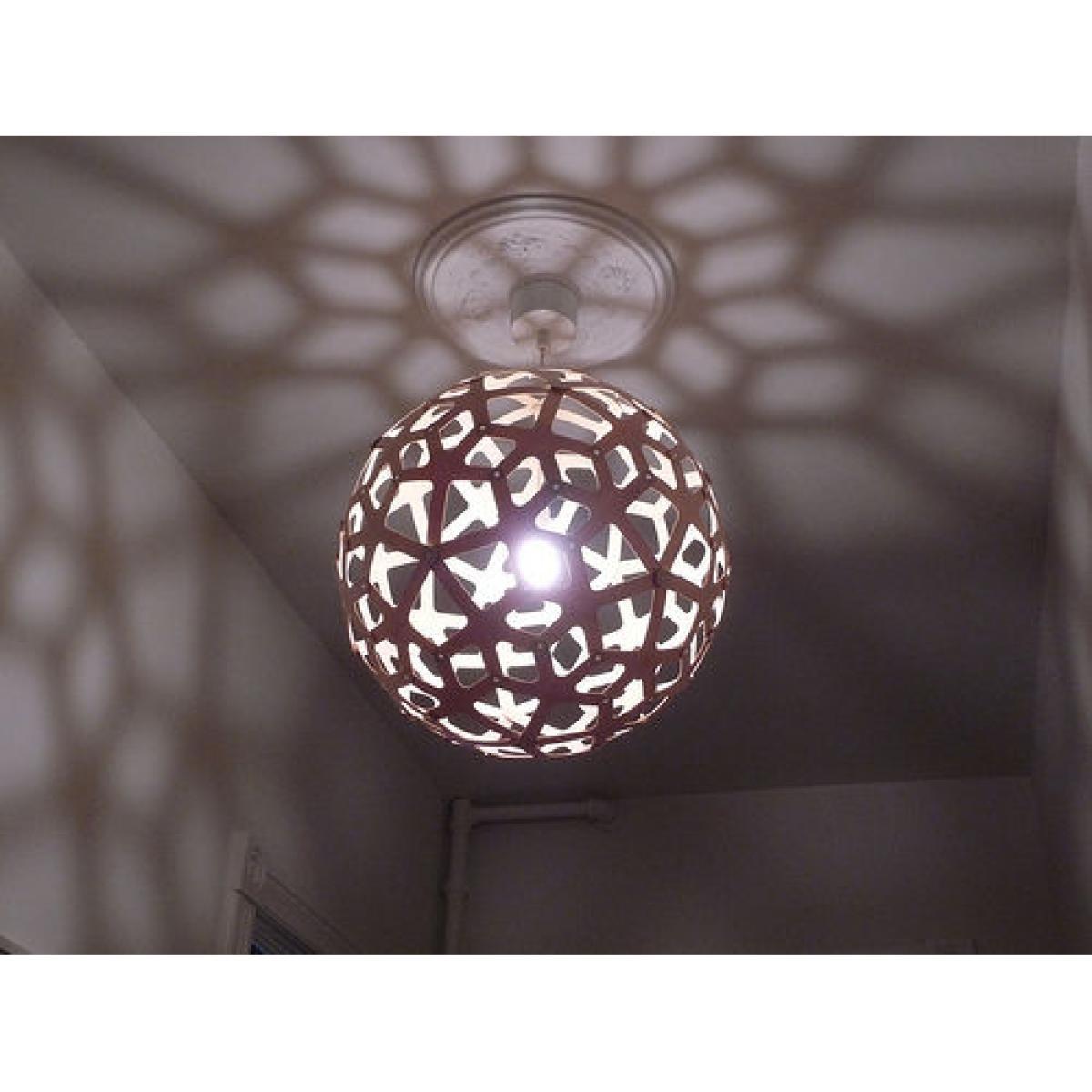 Coral Pendant - / Ø 80 cm by David Trubridge Natural wood – image 7