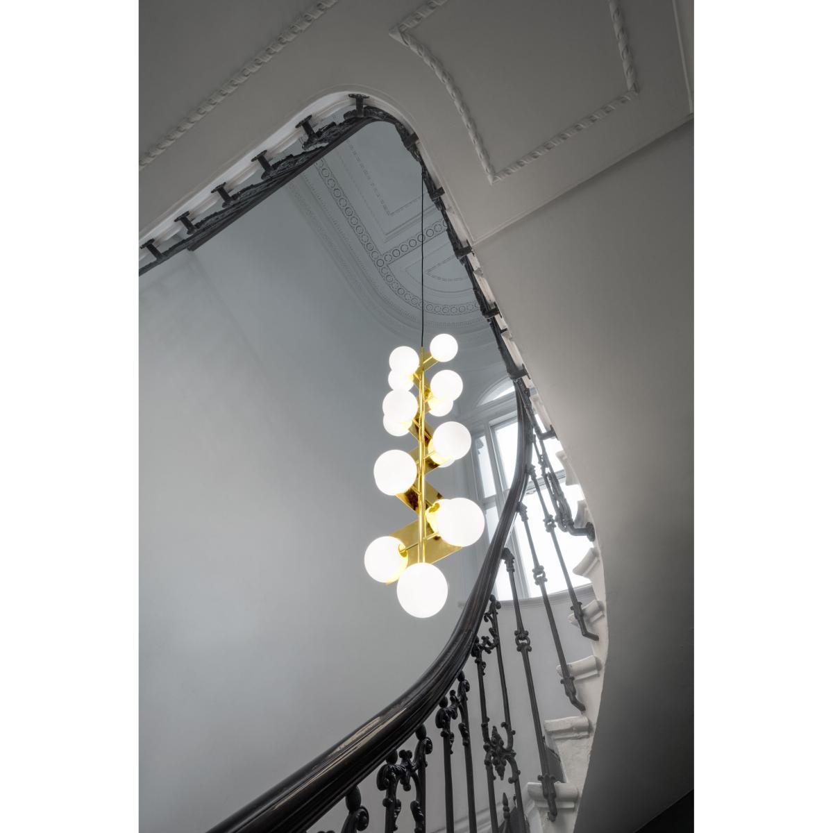 Plane Drop Pendant - H 160 cm by Tom Dixon Gold/Metal – image 5