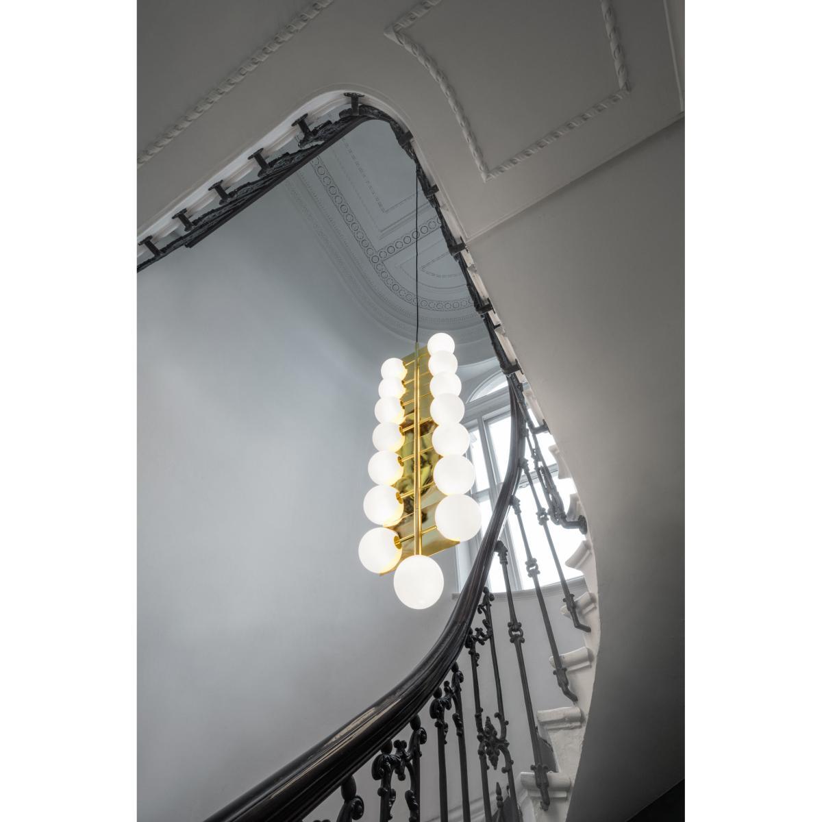 Plane Drop Pendant - H 160 cm by Tom Dixon Gold/Metal – image 6