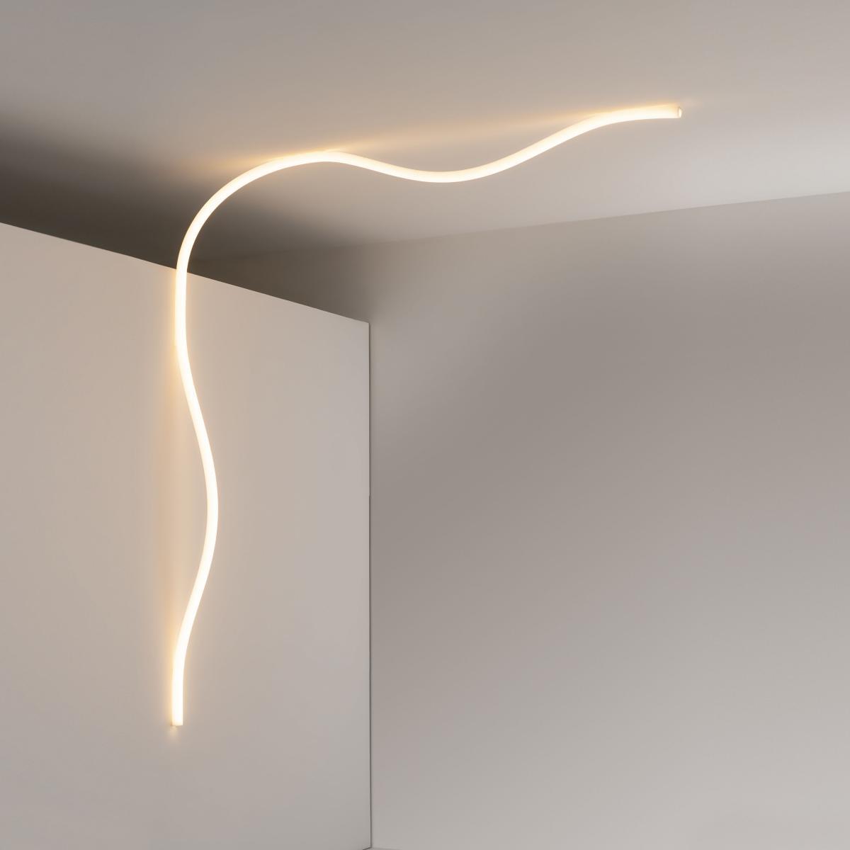 La linea LED Lamp - / Flexible silicone tube - L 250 cm by Artemide White – image 1