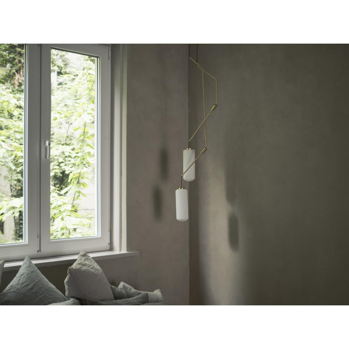 Ventus n°2 - H 132 cm Pendant - / Glass & brass by Frama Gold/Metal – image 1