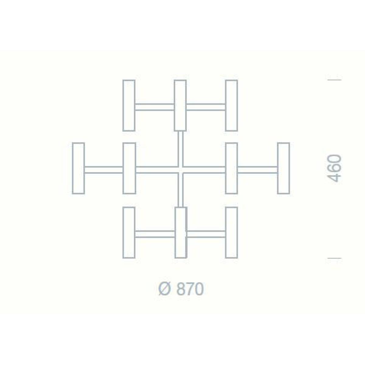 Crown Minor Pendant - Ø 77 cm by Nemo White – image 5
