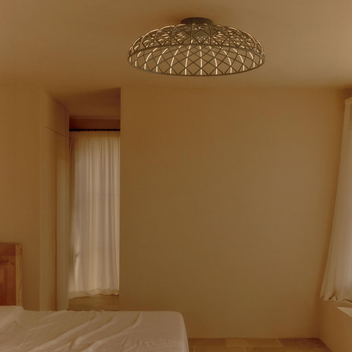 Ceiling light Skynest C LED textile / Ø 90.4 cm - Recycled polyester fabric - Flos – image 3