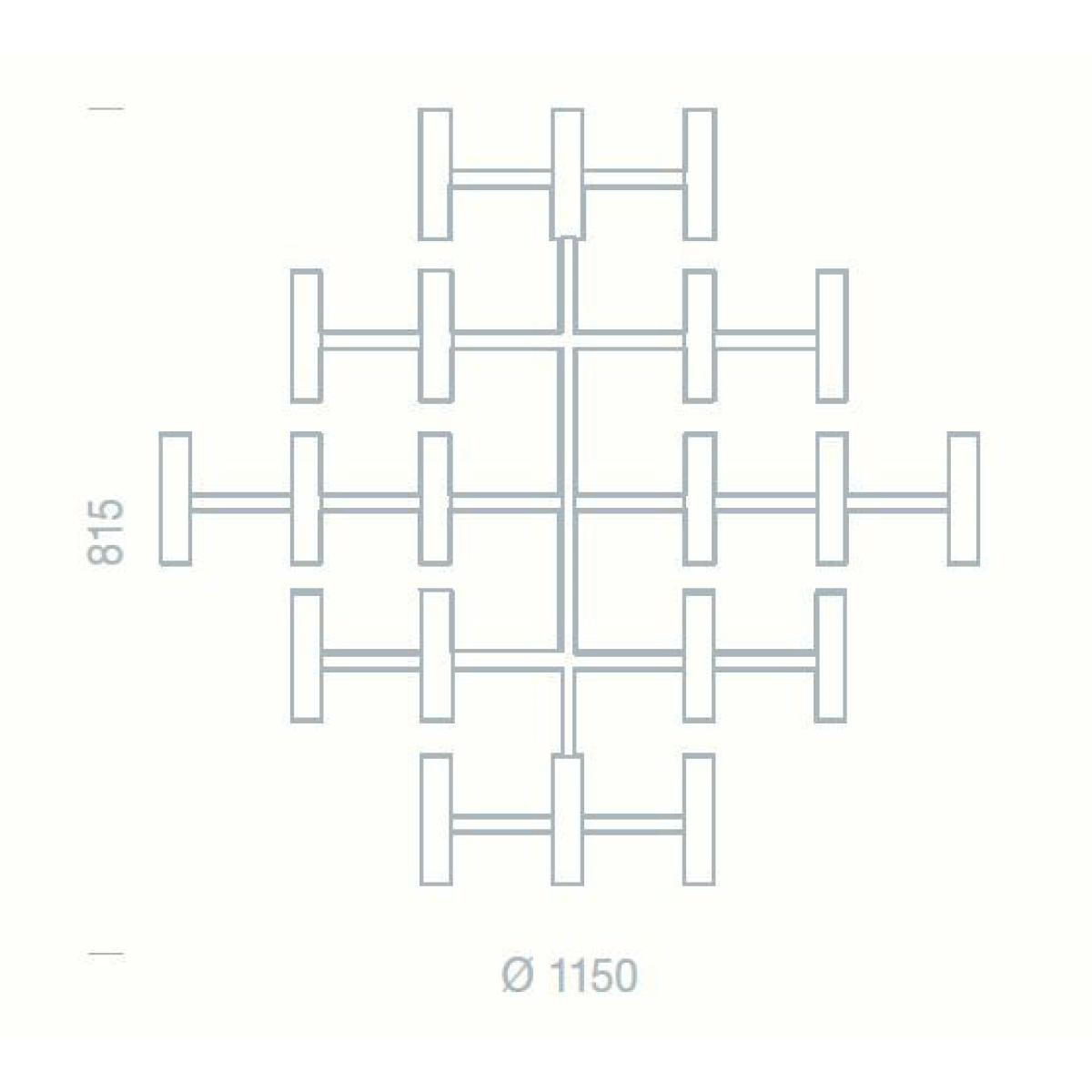 Crown Major Pendant - Ø 115 cm by Nemo White – image 5