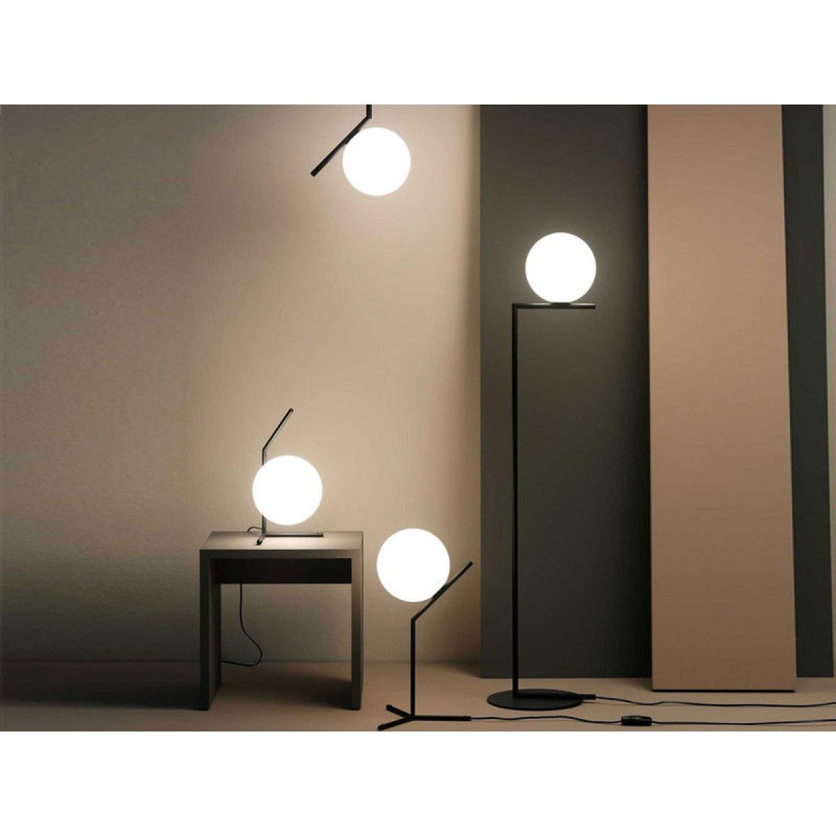 IC S1 Pendant - / H 48.2 cm by Flos White/Black – image 2
