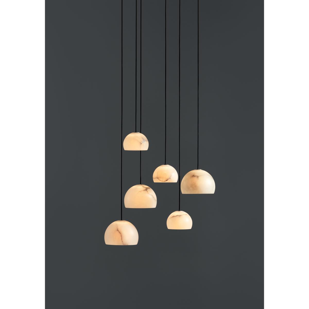 Neil LED Pendant - / Ø 15 cm - Alabaster by Carpyen White – image 2