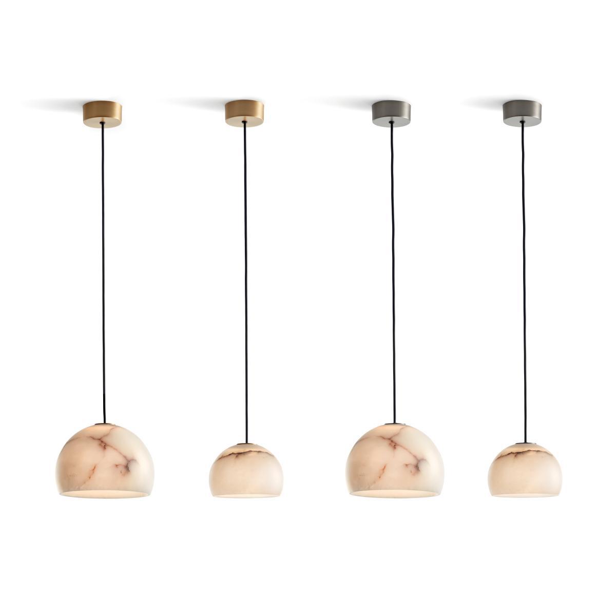 Neil LED Pendant - / Ø 15 cm - Alabaster by Carpyen White – image 5