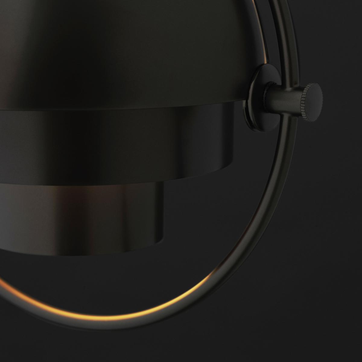 Multi-Lite Large Pendant - / Ø 36 cm - Modular & orientable / 1972 reissue by Gubi Black – image 8