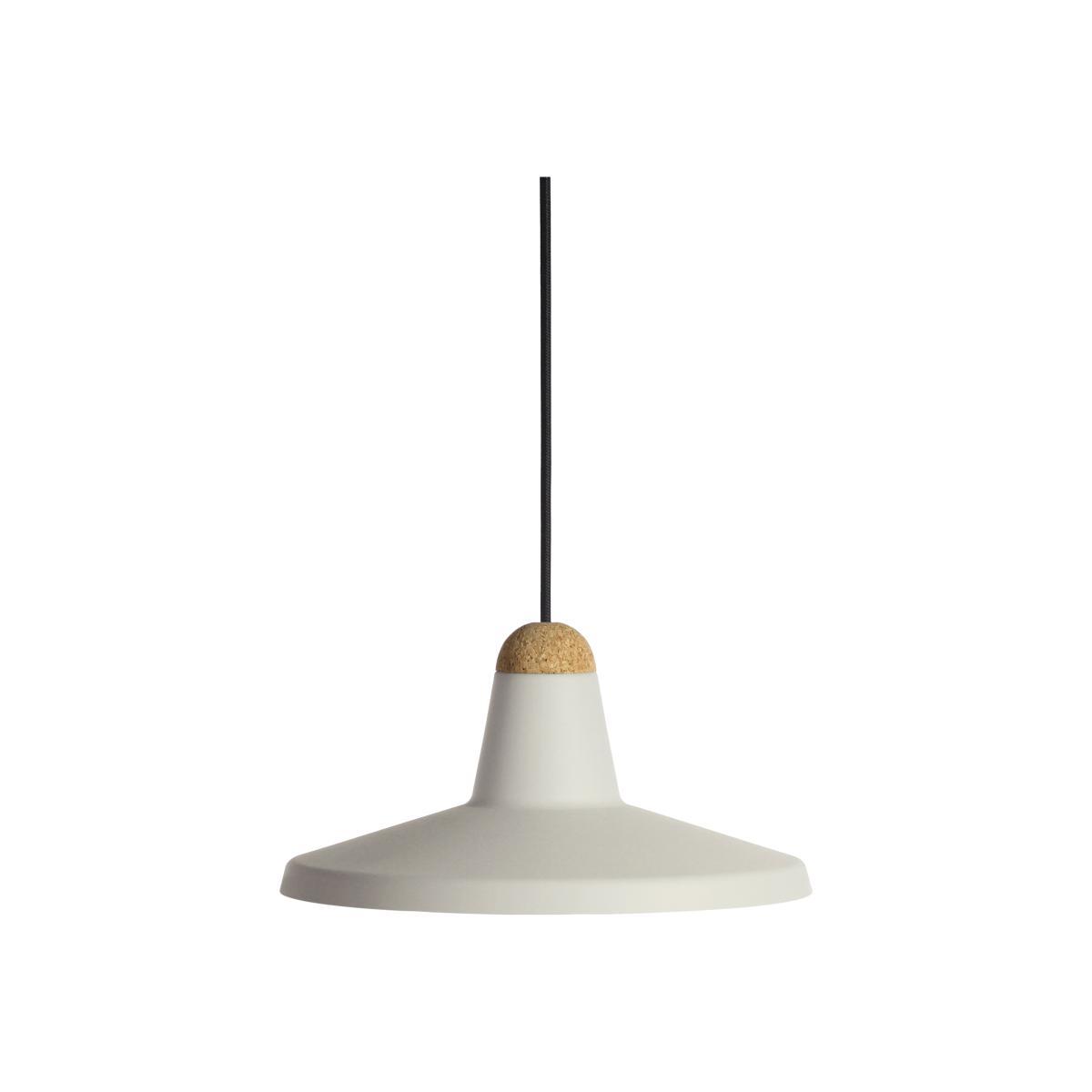 Tao Pendant - / Ø 30 cm - Metal & cork by EASY LIGHT by Carpyen Grey – image 1