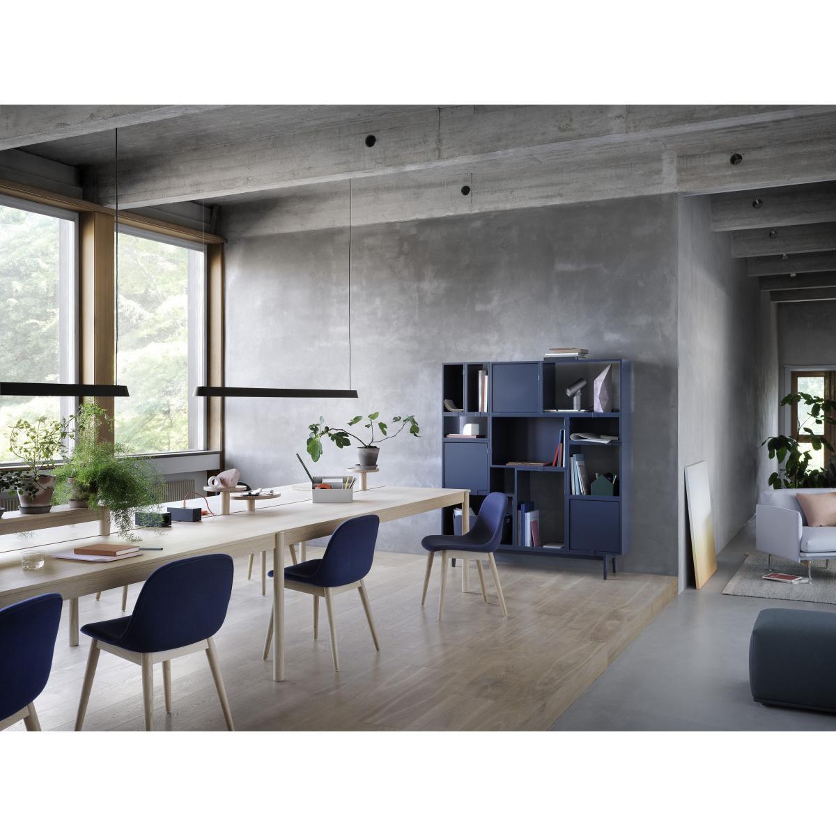 Linear LED Pendant - / L 169.2 cm - Aluminium by Muuto Black – image 4