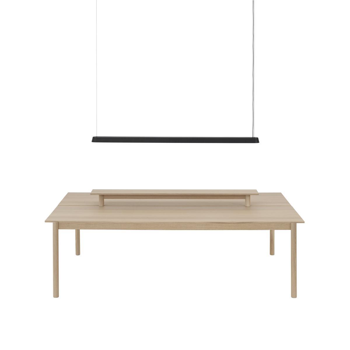 Linear LED Pendant - / L 169.2 cm - Aluminium by Muuto Black – image 5