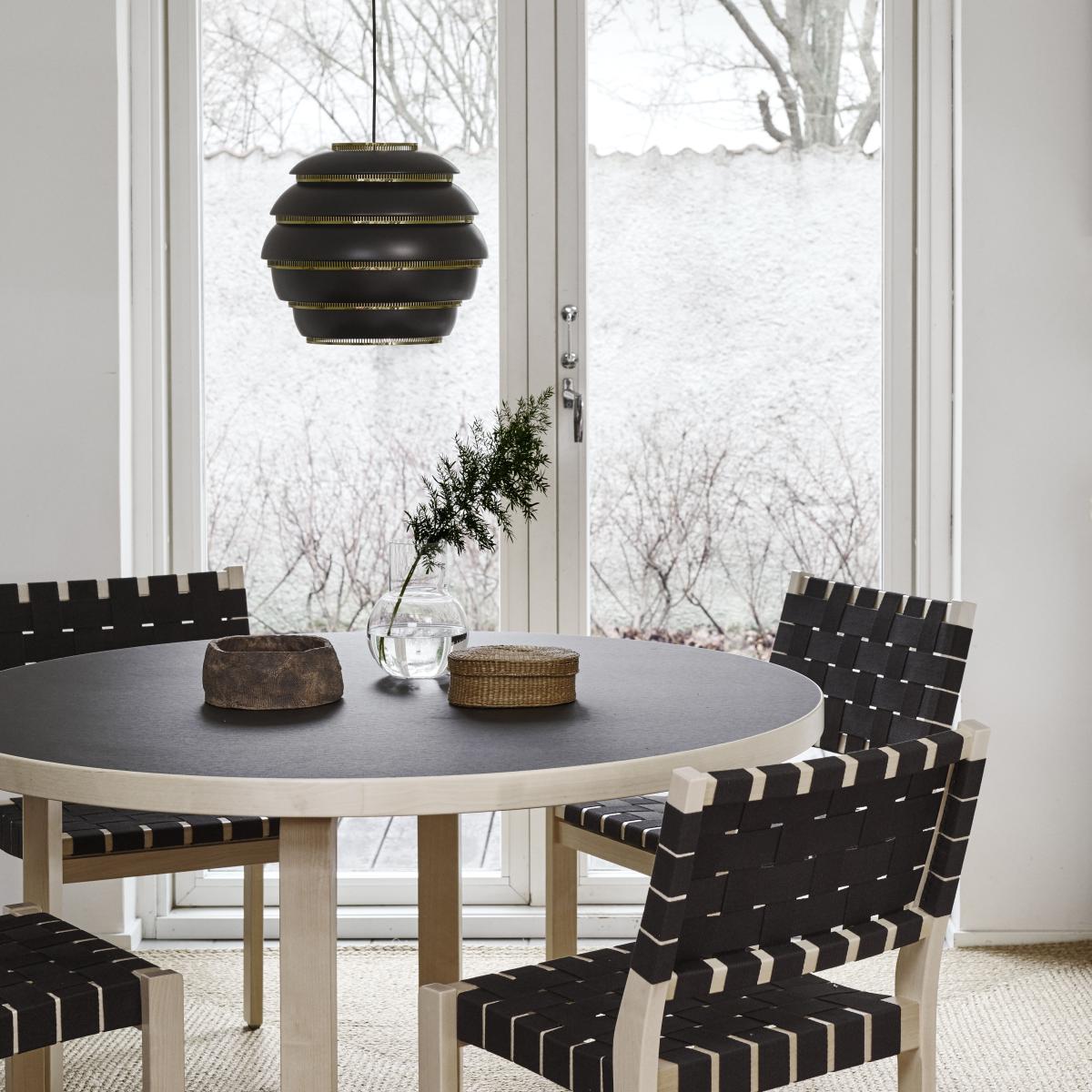 Beehive A331 Pendant metal black / Alvar Aalto, 1953 - ARTEK – image 3