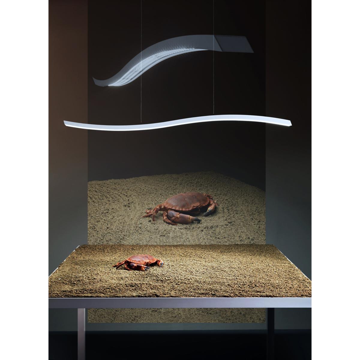 Serpentine Pendant - 364 Leds by Fontana Arte White – image 3