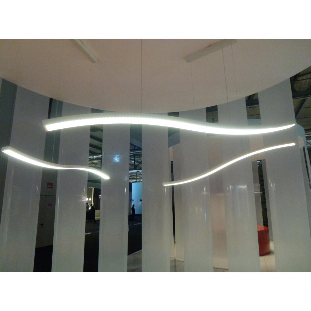 Serpentine Pendant - 364 Leds by Fontana Arte White – image 5