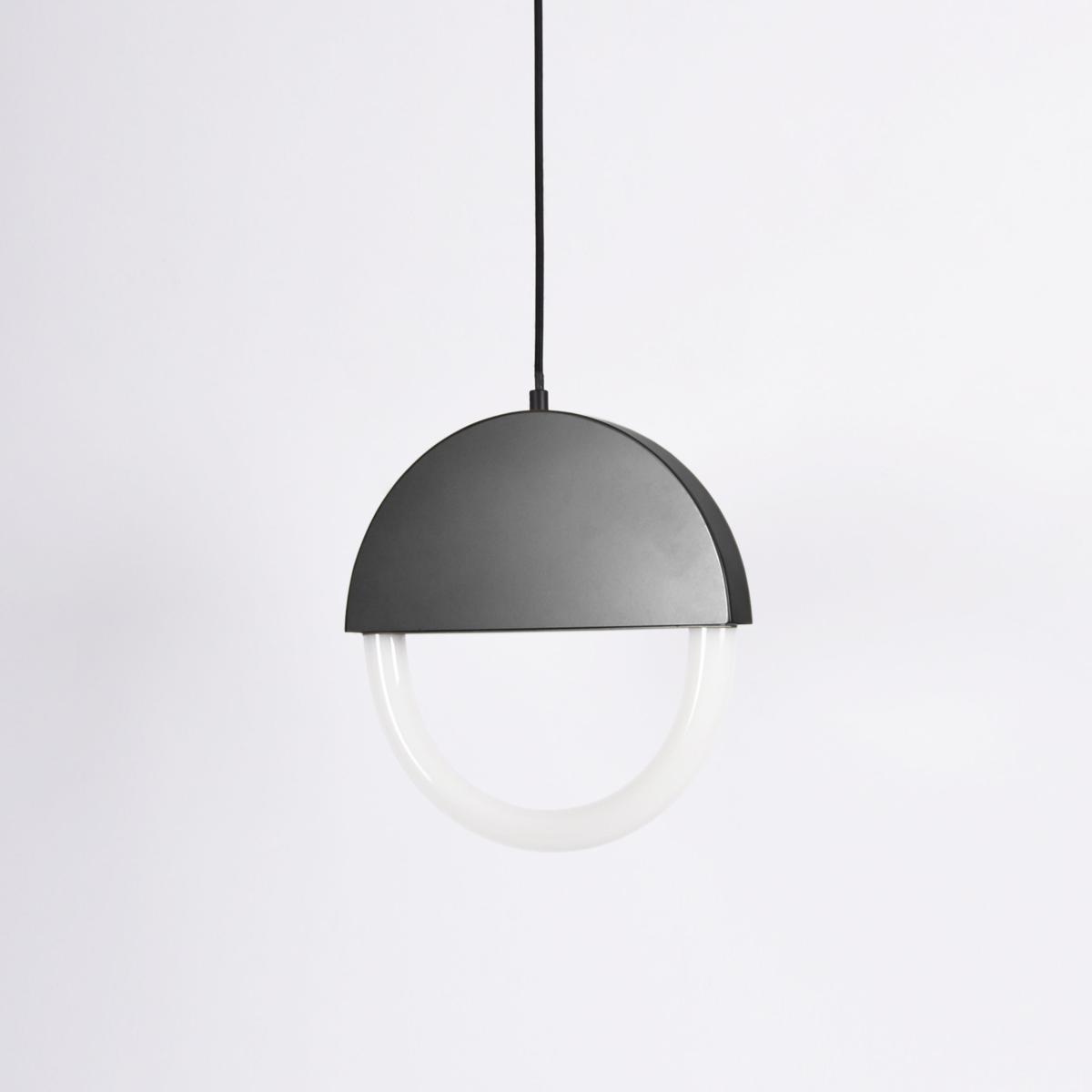 Percent LED Pendant - / Ø 30 cm - Flat shape by ENOstudio Black – image 1